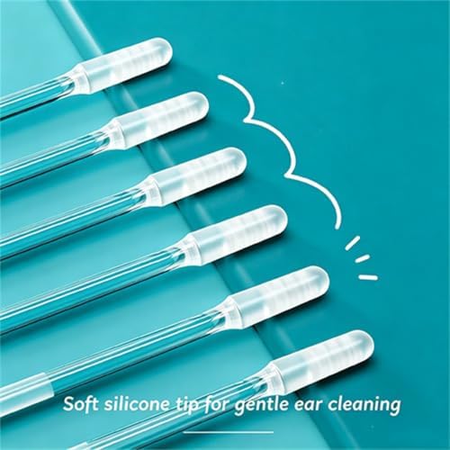 Sticky Ear Cleaner, Reusable Sticky Ear Cleaner Picks, Gentle Adhesive Ear Pick for Ear Wax Cleaning