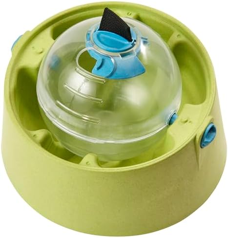 SPOT Seek-A-Treat Puzzle Ball - Treat Dispenser Puzzle Toy for Dogs, Provides Mental Stimulation and Prevents Boredom, Interactive Slow Feeder Puzzle Ball Challenges Dog to Find Treats, Non-Skid Base