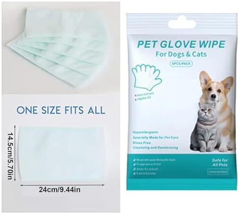 Cat Cleaning Gloves Grooming Cleaning Bathing Cleanup Paw Ear Eye Face