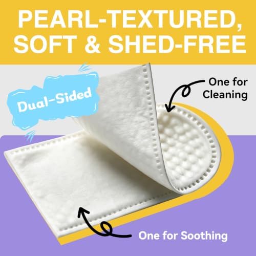 Pet Ear Finger Wipes, Hypoallergenic, Rinse-Free, Thick Dual-Textured Ear Cleaning Wipes Effective Remove Dirt and Wax for Dogs & Cats(50pcs, Unscented)