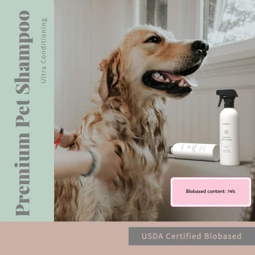Begley's No Rinse Waterless Pet Shampoo, Bathless Cleaning, Deodorizing, and Odor Removal for a Shiny, Fresh Smelling Coat - Effective for Dogs, Puppies, and Cats - Fresh Citrus Scent