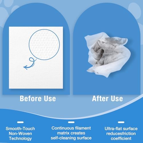 Dog Wipes Bulk 4 Pack 320 Count Unscented with Enzymes to Eliminate Odors Paw Wipes for Muddy Feet Tear Stain Wipes for Eye Gunk Gentle Hypoallergenic for Sensitive Skin