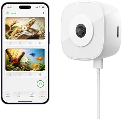 3MP Aquarium Reptile Camera Window Pet Security Camera
