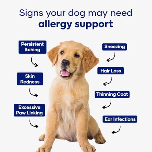 Itch & Allergy Combo for Dogs | Itch Relief Chews + Immune Support | Borage Oil, Vitamin E, Krill Oil | Seasonal Allergy Dog Supplement
