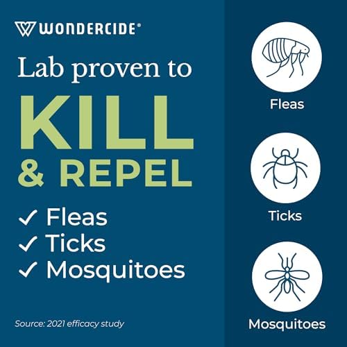 Wondercide - Flea Tick & Mosquito Spray for Pets & Home - Lemongrass 128 oz