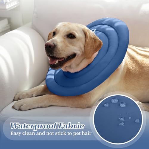 IDOMIK Dog Recovery Collar, Waterproof Soft Dog Cone After Surgery