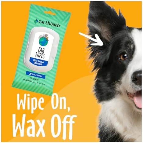 Earthbath Ear Wipes Witch Hazel & Chamomile 30 Wipes