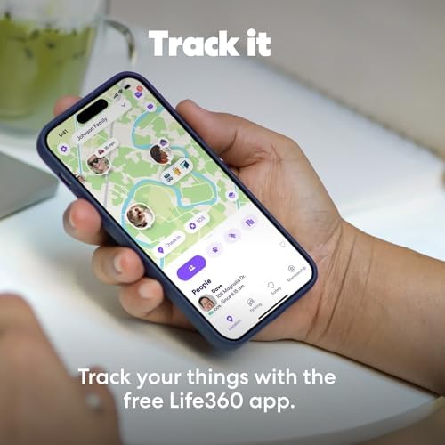 Life360 Tile - Bluetooth Tracker, Keys Finder and Item Locator for Keys, Bags and More. Phone Finder. Both iOS and Android Compatible. 4-Pack