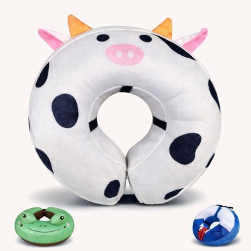 Soft Inflatable Dog Recovery Collar - Cone Alternative After Surgery - Black & White - Small (Fits Neck 5-7 in)