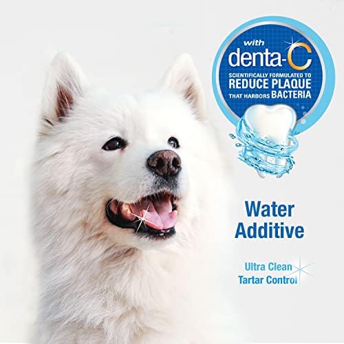 Nylabone Advanced Oral Care Pet Dental Water Additive, Liquid Tartar Remover & Breath Freshener for Dogs, Dog Teeth-Cleaning, Original Flavor, 32 oz. (Pack of 2)