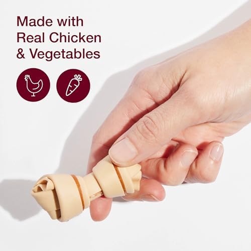 SmartBones Mini Bones Rawhide-Free Dog Treat, With Real Chicken, 16 Count
