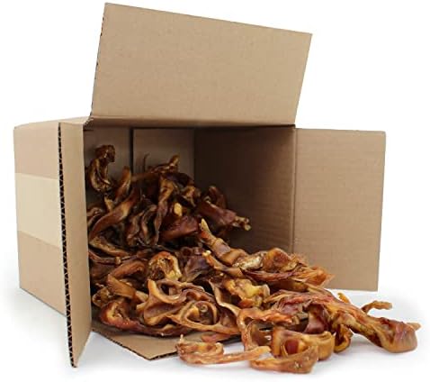 Best Pet Supplies GigaBite Pig Ears Chews for Dogs - Slivers, 1.8 lbs