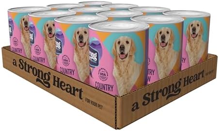 A Strong Heart Beef Stew Dog Food, Peas & Carrots, 13.2oz, 12pk