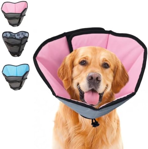 Soft Dog Cone Collar for Large Dogs After Surgery Adjustable