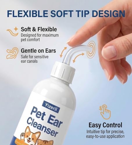 Dog Ear Wash, Wax Debris and Odor Cleaner, Alcohol-Free, 6 fl oz
