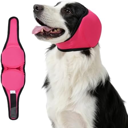 Dog Ear Covers for Bath,Dog Ear Muffs Noise Reduction Anxiety Relief