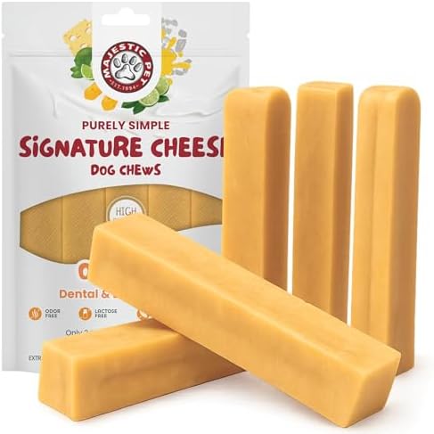 Majestic Pet Himalayan All-Natural Cheese Dog Chews - Long Lasting Dental Chew for Dogs - Healthy Pet Treats with Beneficial Ingredients (Dental & Bone Support, XL, 5 Pack)