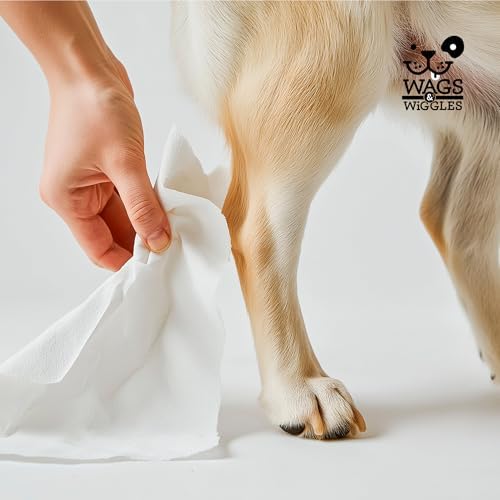 Wags & Wiggles Hypoallergenic Dog Wipes, Fragrance-Free, 100 Count, 12-Pack