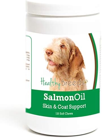 Healthy Breeds Spinoni Italiani Salmon Oil Soft Chews 120 Count