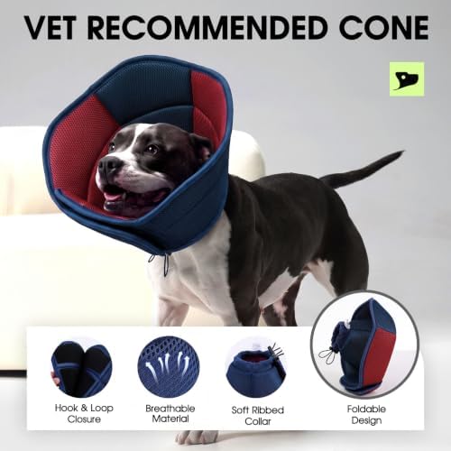 Dog Cones for Small Dogs Soft Cone for Dogs to Stop Licking