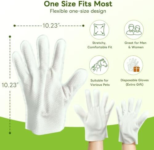 Dog Wipes for Dogs & Cats, Individually Packed Glove Wipes, 24 Count
