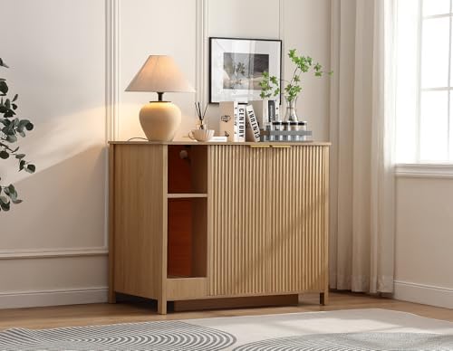 Forest Gravity Extra Large Litter Box Cabinet for Self-Cleaning Litter Box