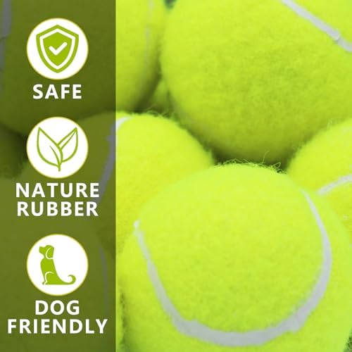 Magicorange Dog Tennis Balls, 40 Pack 2.5 inch Squeaky Tennis Balls