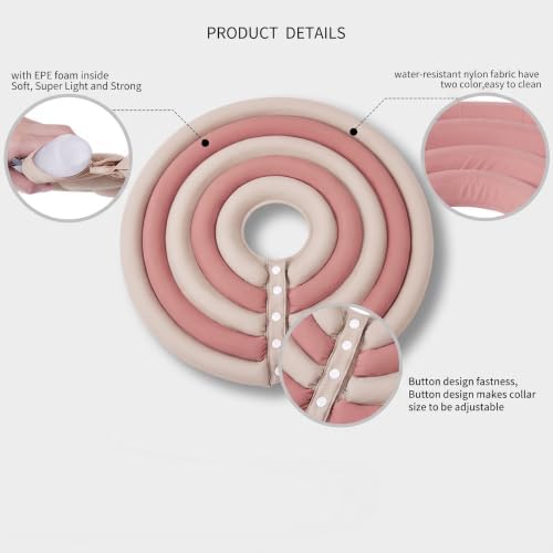 Soft Elizabethan Recovery Cone Adjustable EPE Foam Dog Donut Collar