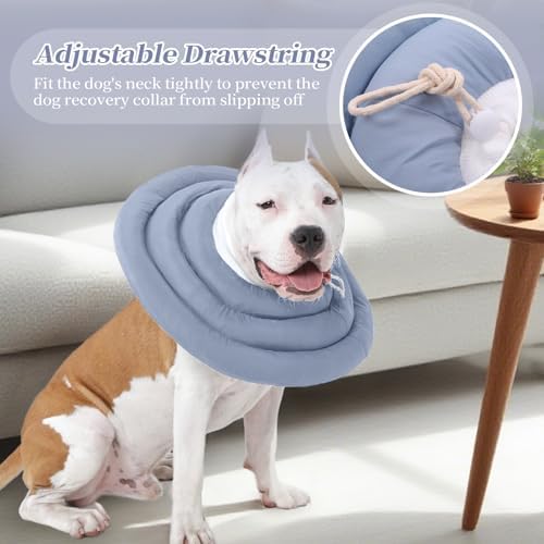IDOMIK Dog Recovery Collar, Waterproof Soft Dog Cone After Surgery