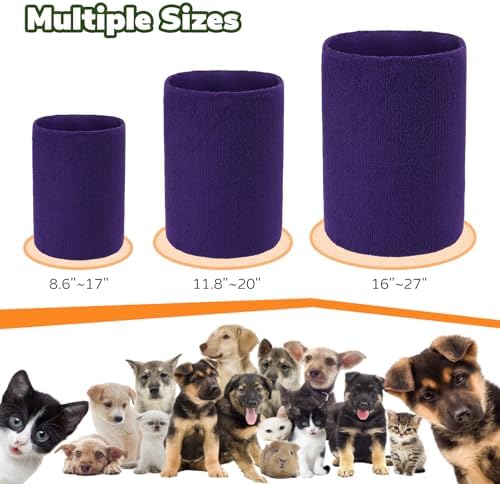 Dog & Cat Calming Band Cat Anxiety Relief Cover,Double Layer Thickened Pet Ears Elastic Neck Band Noise Cancelling Ear Muffs for Anxiety Relief/Noise Protection,Grooming,Thunder,Fireworks