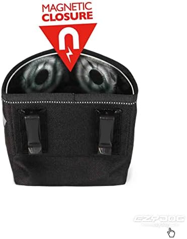 EzyDog SnakPak Wearable Dog Treat Bag with Magnetic Closure - Orange