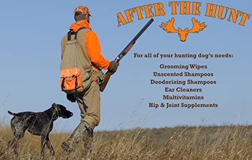 After The Hunt Dog Deep Ear Cleaner for Wax Buildup Dirt Infections Ear Odor and Itching or Scratching Cucumber Melon - 8 oz