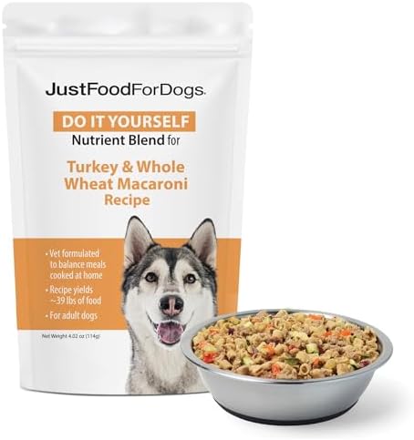 JustFoodForDogs Nutrient Blend, Dog Multivitamin Mix for Homemade Dog Food