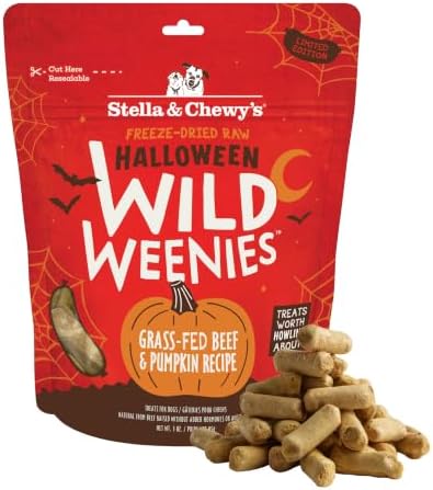 Stella & Chewy's Halloween Wild Weenies Beef and Pumpkin Dog Treat, 3.25 oz