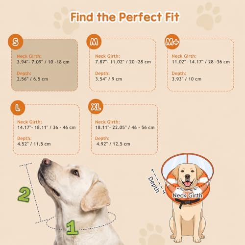 Avont 2-in-1 Dog Cone S Swimring Shield