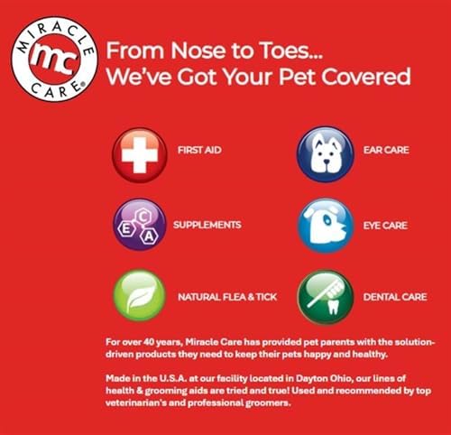 Miracle Care Sterile Eye Wash for Dogs and Cats, 4 Ounce
