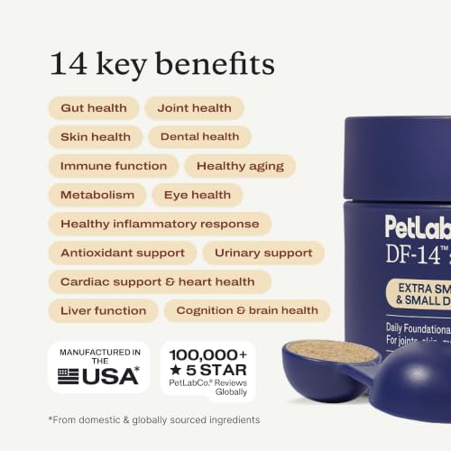 PetLab Co. DF-14 Daily Foundation Supplement for Small Dogs