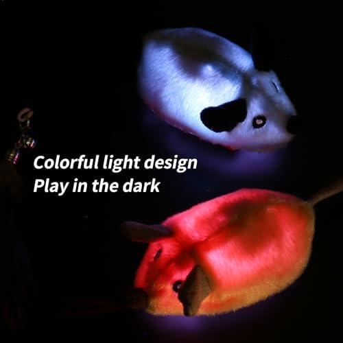Interactive Cat Toys Mouse Rechargeable Auto-Move for Indoor Cat