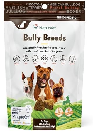 NaturVet Breed Specific Multivitamin for Bully Breed Dogs
