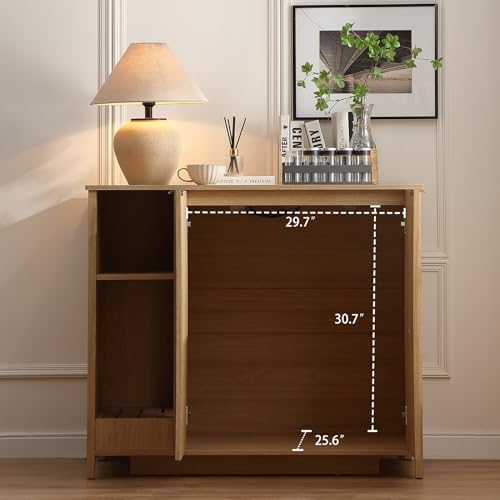 Forest Gravity Extra Large Litter Box Cabinet for Self-Cleaning Litter Box