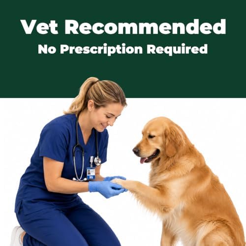 Dog Allergy Itch Treatment，Fast Reduce Scratching，Paw Licking and Belly-Rubbing for Dermatitis，Atopic Skin Care Supplement for Dogs Over 12 Months Old | 15 mg | 90 Count