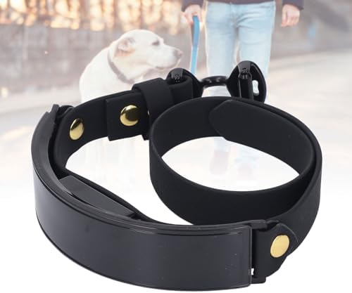 LED Dog Collar, Light Up Dog Collar with Smart DIY Screen, Rechargeable Glowing Collar, in The Dark Pet Necklace for Night Walking, High Visibility & Fashionable (Green Light)