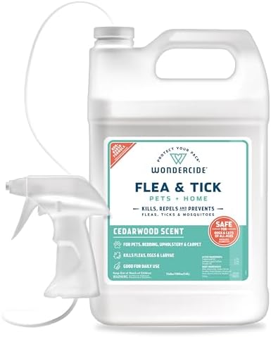 Wondercide - Flea Tick & Mosquito Spray for Pets & Home - Cedarwood 128 oz