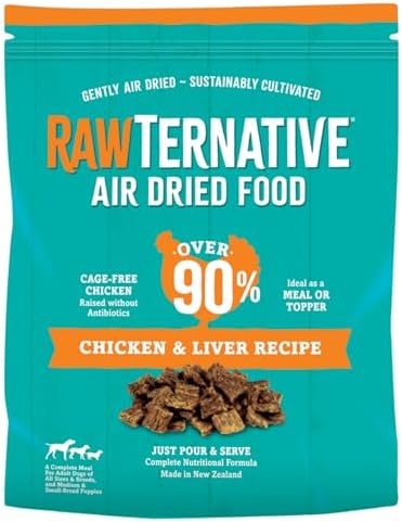 Grandma Mae's Country Naturals RawTernative Air Dried Dog Food. (1LB Chicken & Chicken Liver)
