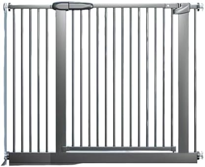 Smart Auto-Close Pet Gate for Dogs & Cats, Escape-Proof 3-Lock Heavy-Duty Stair Gate, 180° Swing Adjustable Dog Gate for Doorways & Stairs(Size:157-167cm/62-66in,Color:Black)