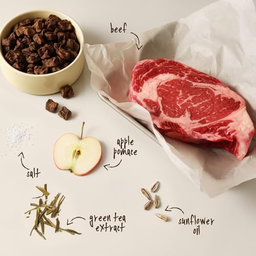 Full Moon® Pure Protein Air Dried Dog Food Ranch Raised Beef Recipe, 2 Pound (Pack of 3)