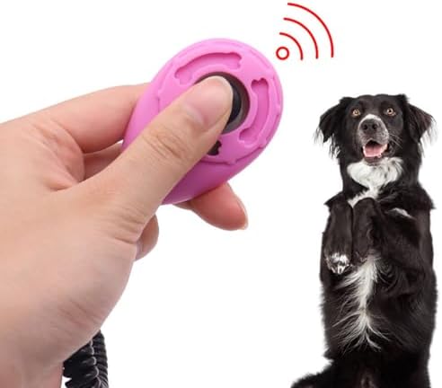 Dog Training Clicker, Easy to Use Button Design, Strong and Long-Lasting, Professional Behavior Training Aid