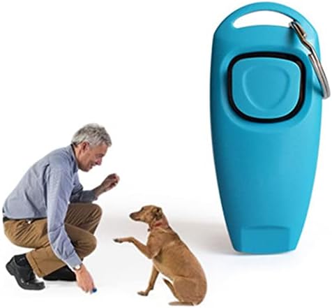 Pet Training Clicker and Sound Trainer with Keyring, Dog Clicker Combo for Behavioral Training, 8 Colors