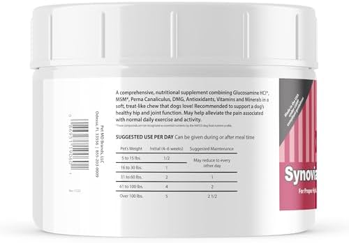 CLASSIC VPS SynovialMax Hip & Joint Soft Chews for Dogs, 60 count