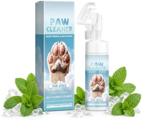 Dog Paw Cleaner Foam for Dogs & Cats, Deodorizing Formula